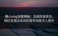 糖心vlog深度揭秘：丑闻风波背后，网红在酒店房间的角色彻底令人意外