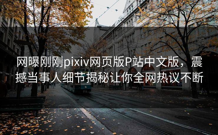 网曝刚刚pixiv网页版P站中文版，震撼当事人细节揭秘让你全网热议不断